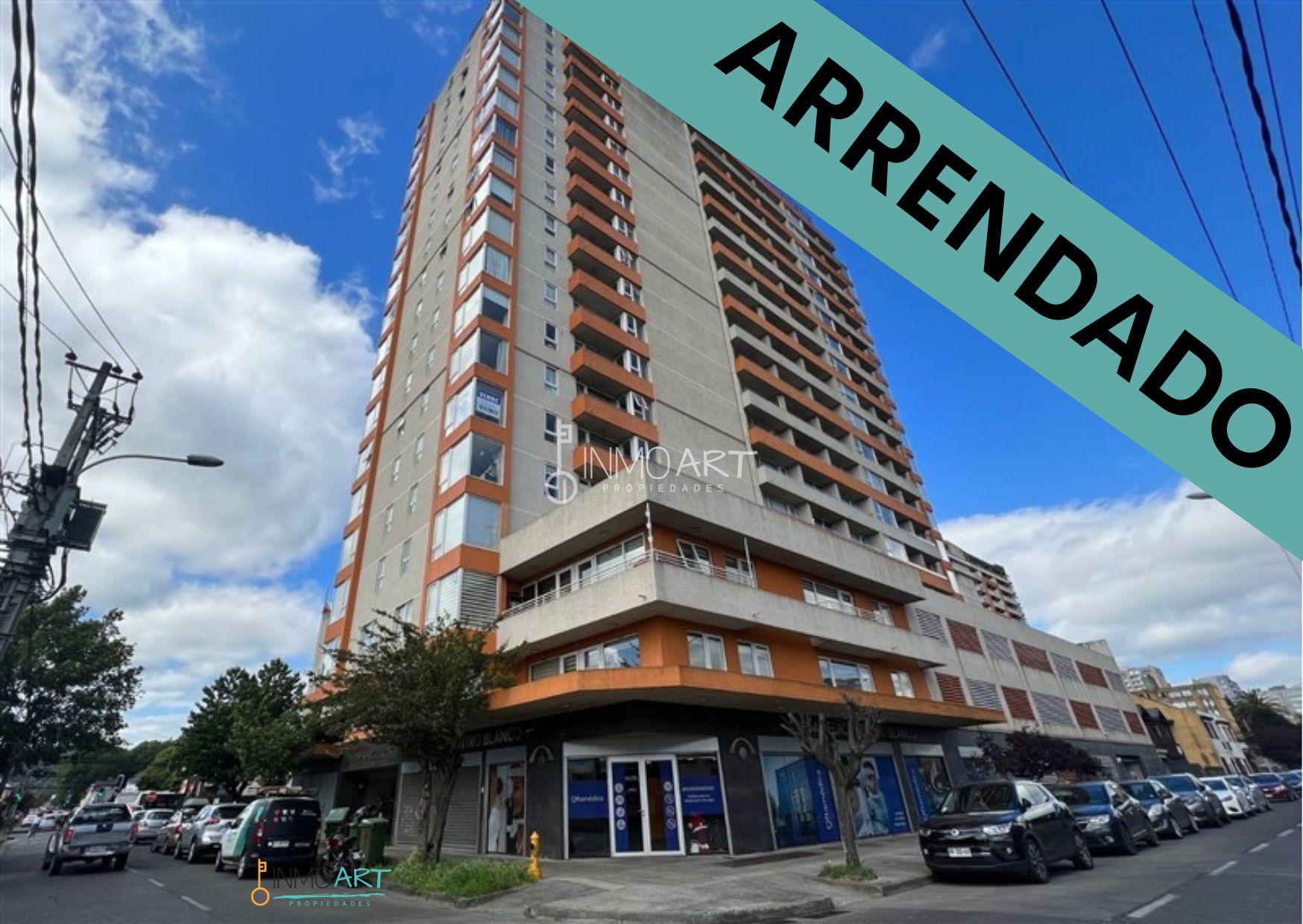 Arrendado depto. Estudio en edificio Centro Blanco